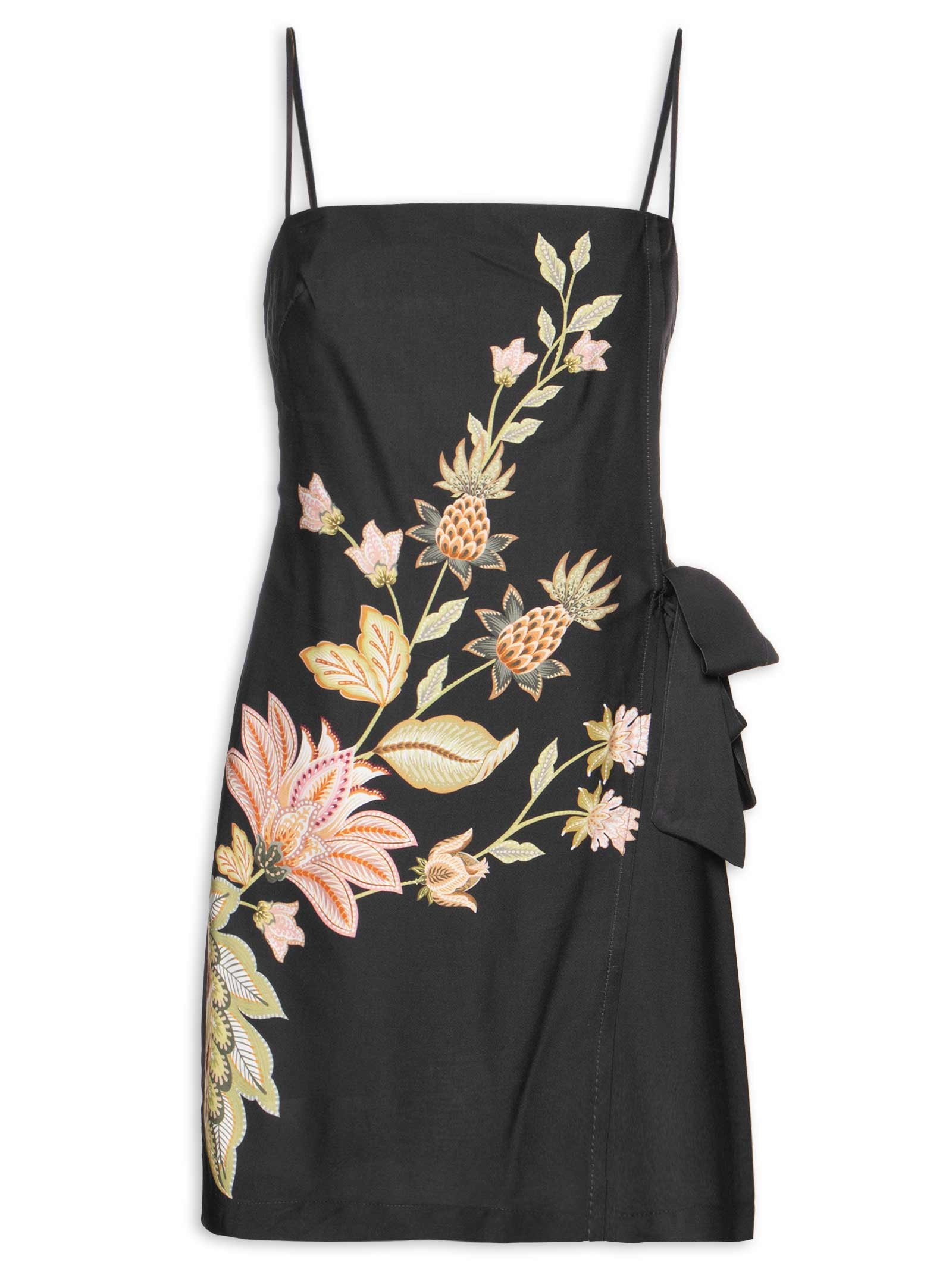 Vestido Curto Jamile Preto Farm