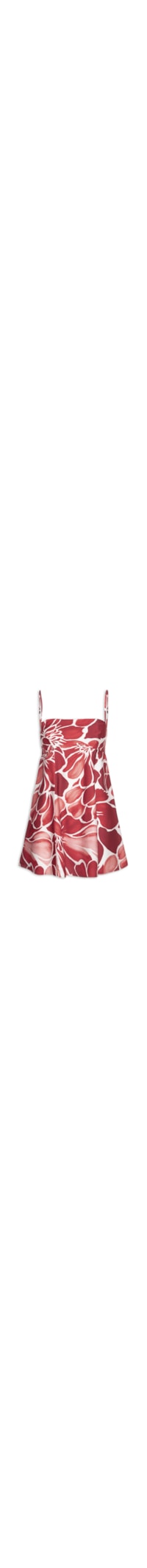 Vestido Curto Jardim de Amora – Vermelho