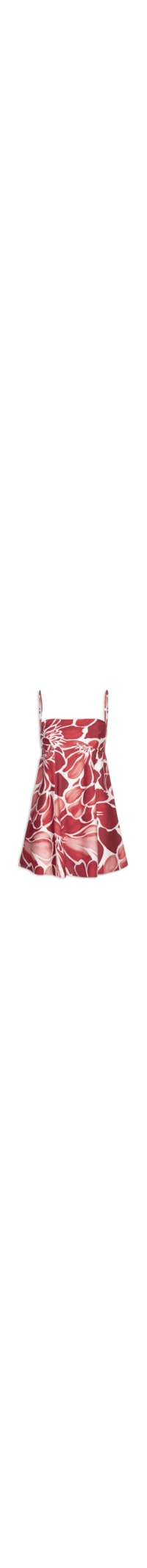 Vestido Curto Jardim de Amora – Vermelho