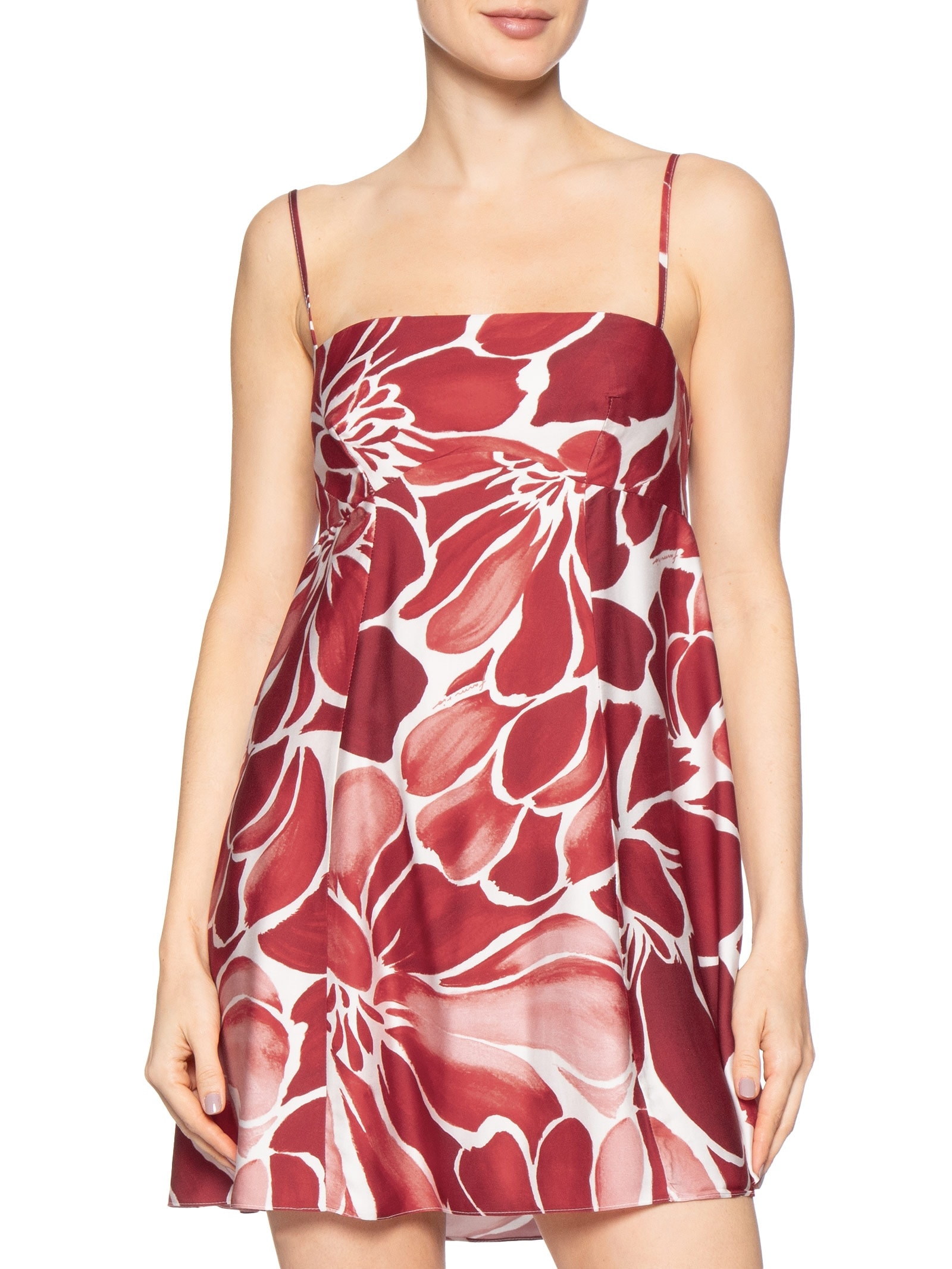 Vestido Curto Jardim de Amora – Vermelho Farm