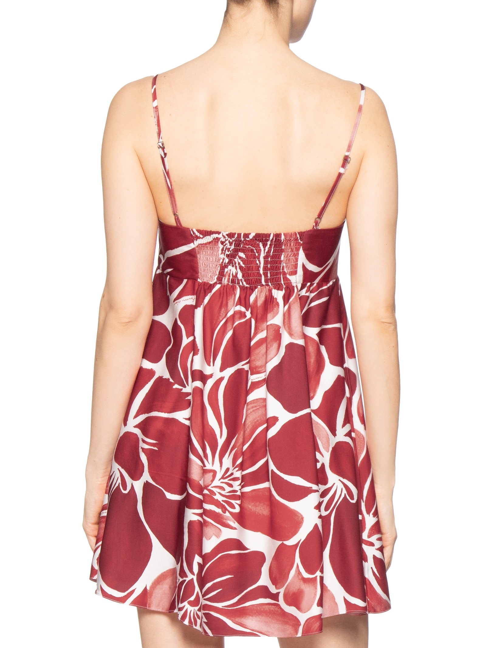 Vestido Curto Jardim de Amora – Vermelho Farm