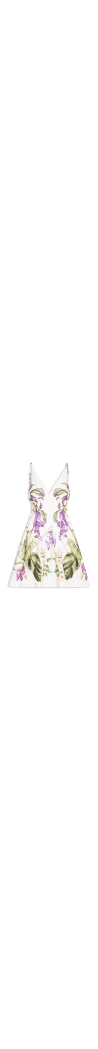 Vestido Curto Jardim Sereno – Branco