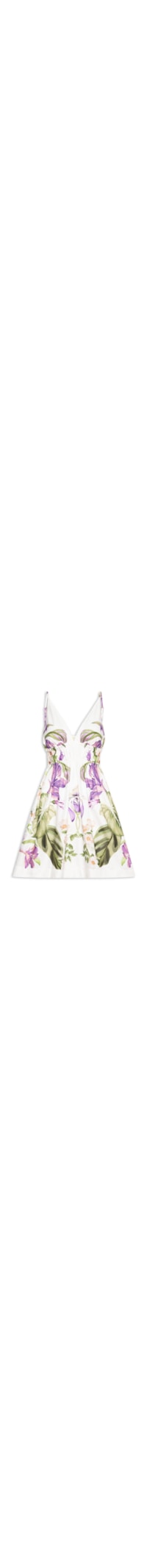 Vestido Curto Jardim Sereno – Branco