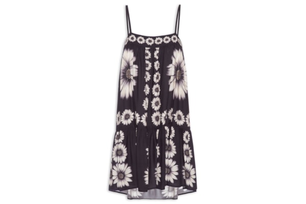 Vestido Curto Jardim Solar – Preto