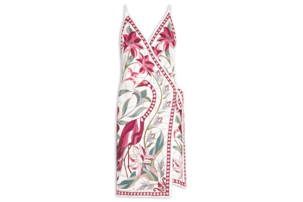 Vestido Curto Jardim Vitral - Branco