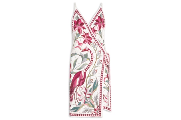 Vestido Curto Jardim Vitral - Branco