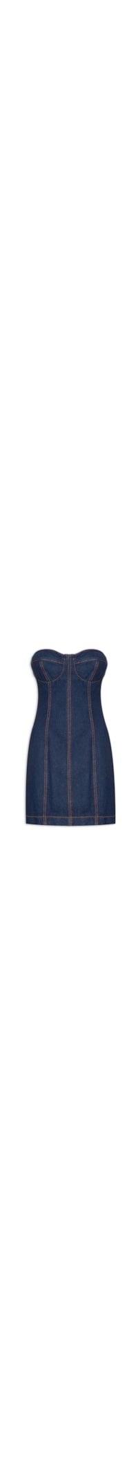 Vestido Curto Jeans - Azul