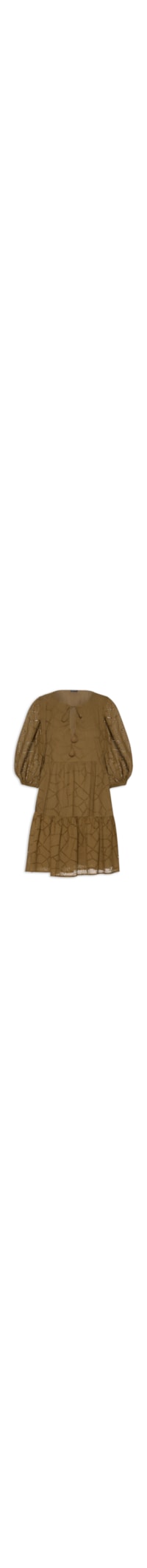 Vestido Curto Laise Arquitetura - Verde