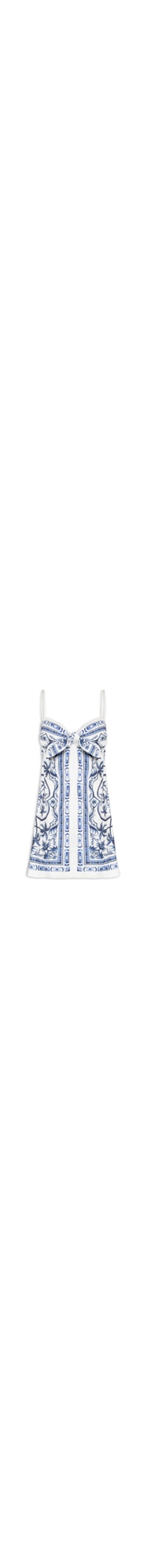 Vestido Curto Lenço Maravilha - Azul