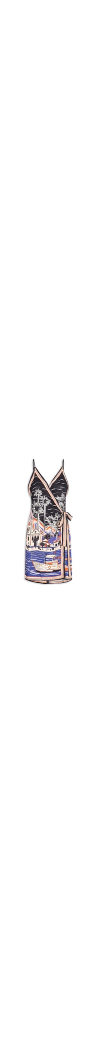 Vestido Curto Lenço Paraty - Preto