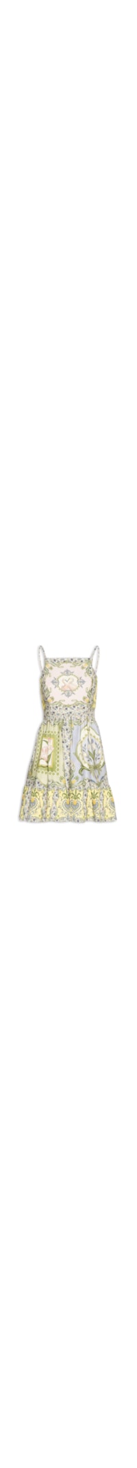Vestido Curto Lenço Pelicano – Azul
