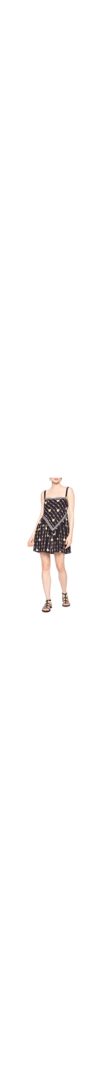 Vestido Curto Lenço Petra – Preto