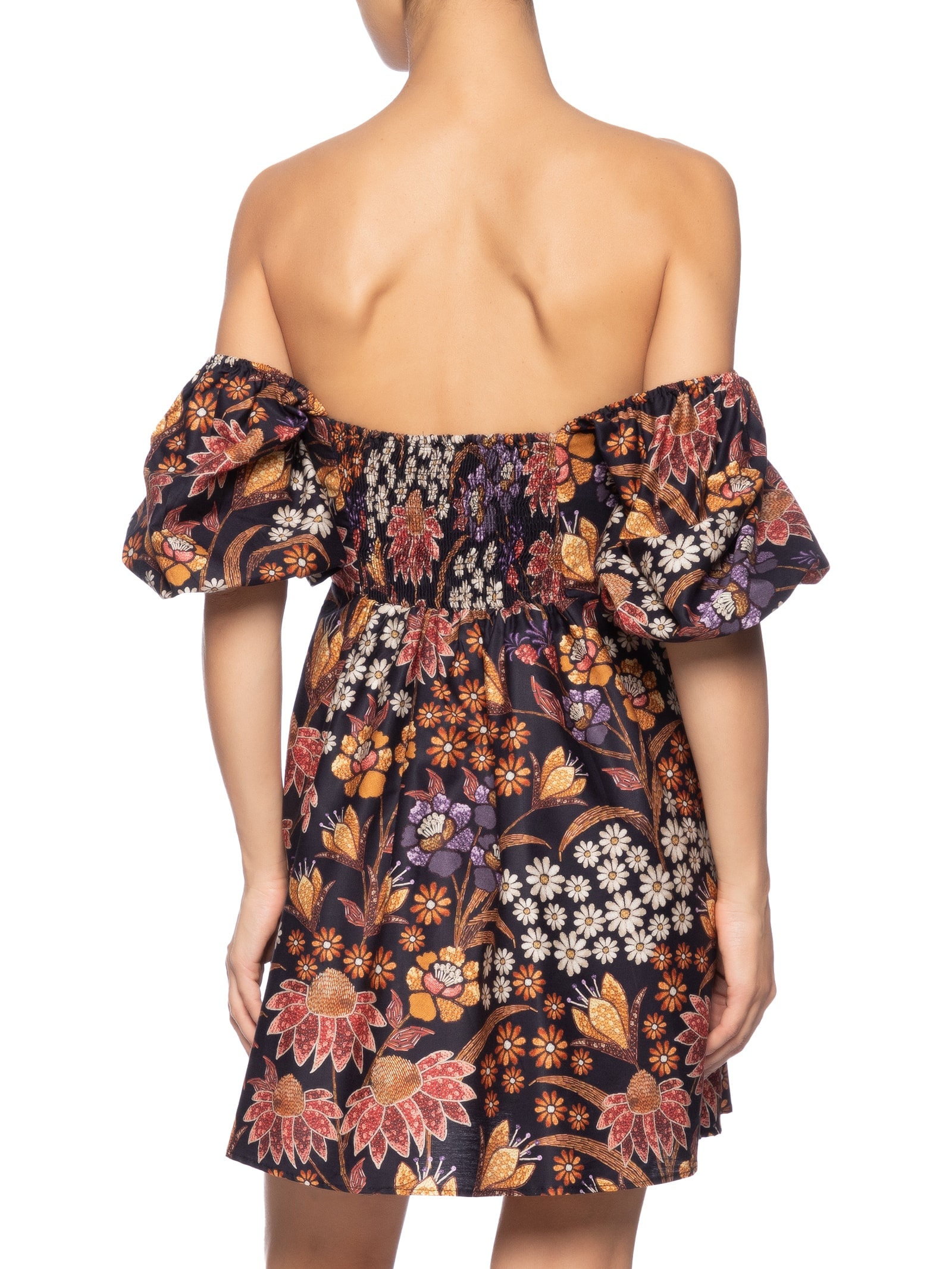 Vestido Curto Lili Preto  Farm