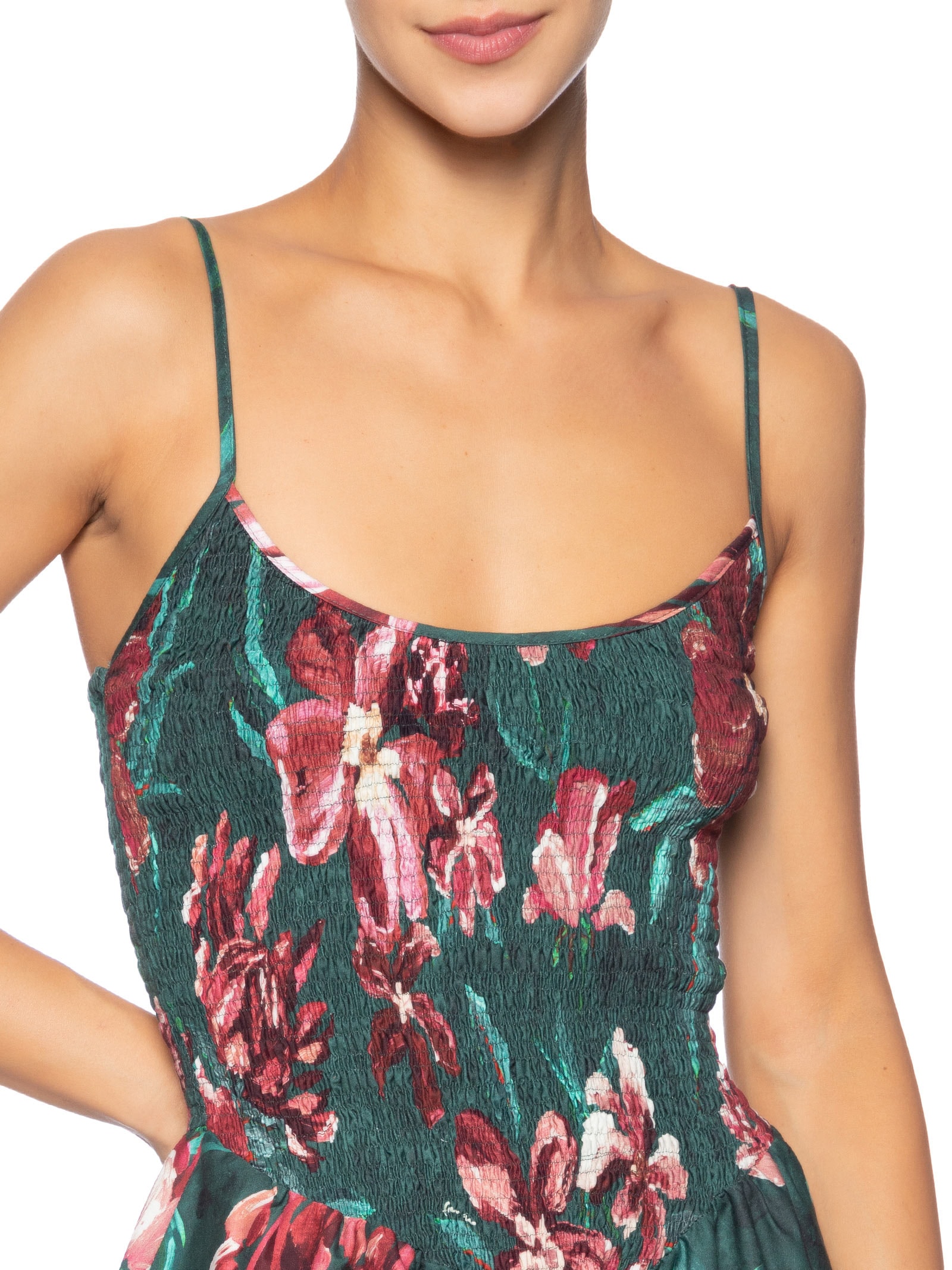 Vestido Curto Lineia Verde Farm