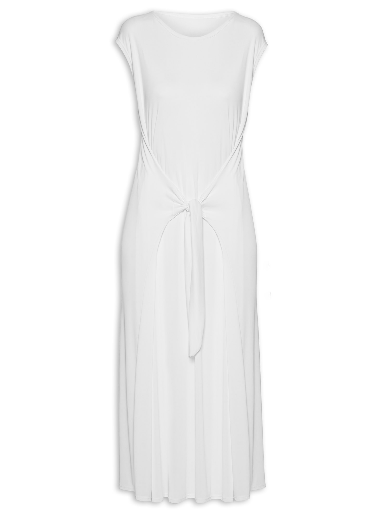 Vestido Curto Liso Branco Água Doce