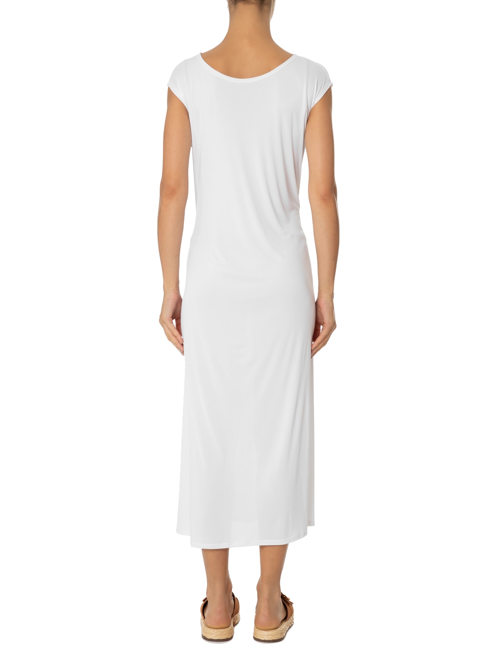 Vestido Curto Liso Branco Água Doce