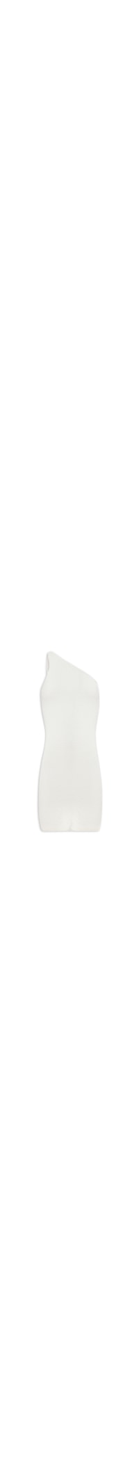 Vestido Curto Liso - Off White