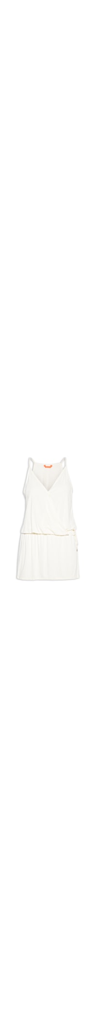 Vestido Curto Liso - Off White