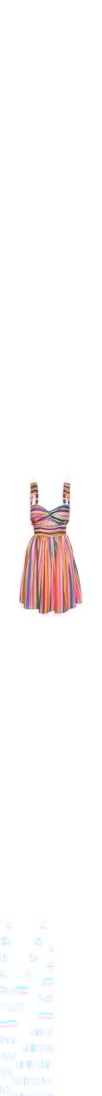 Vestido Curto Listra Oasis - Rosa