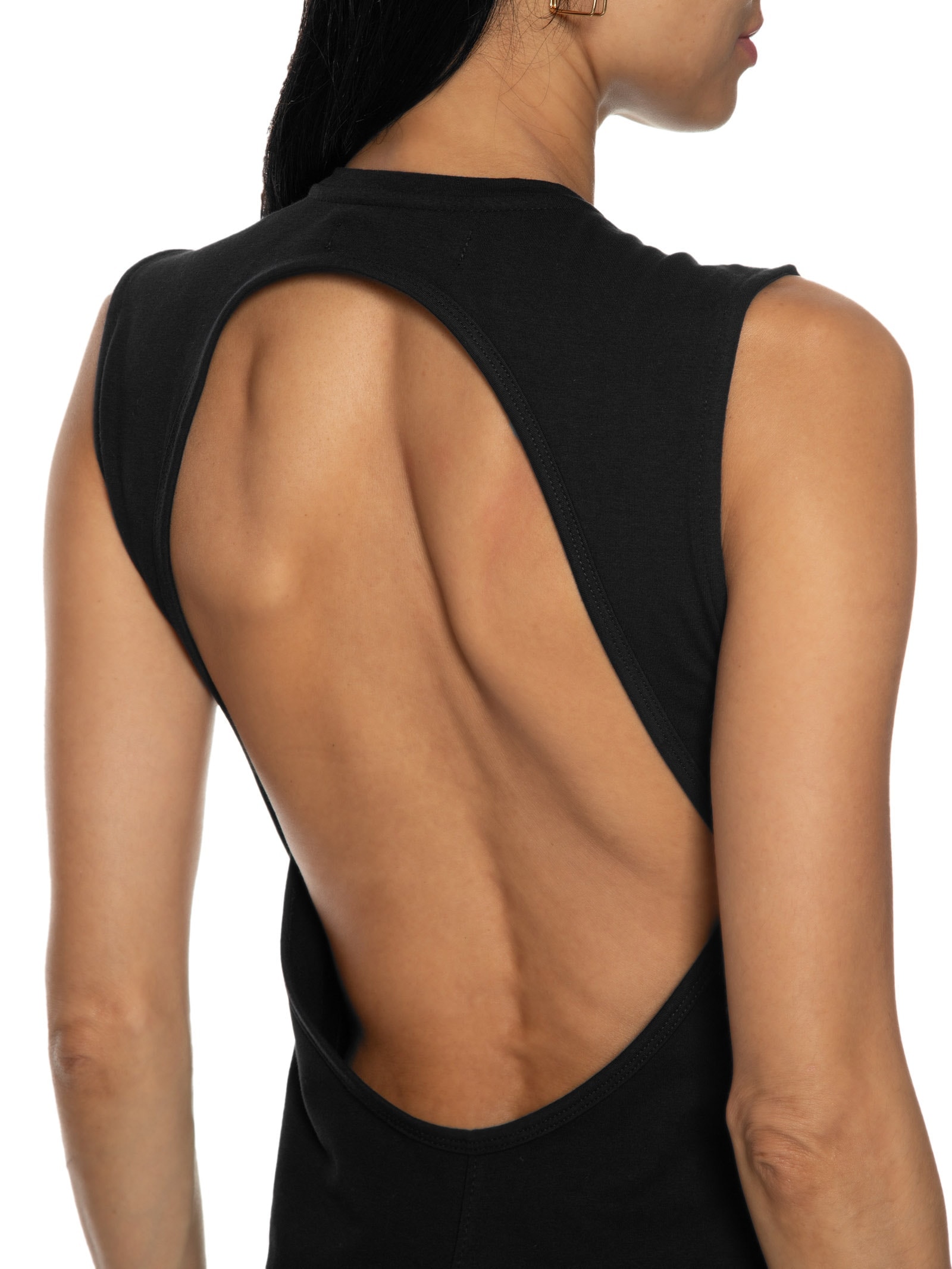 Vestido Curto Logo Preto Calvin Klein Jeans