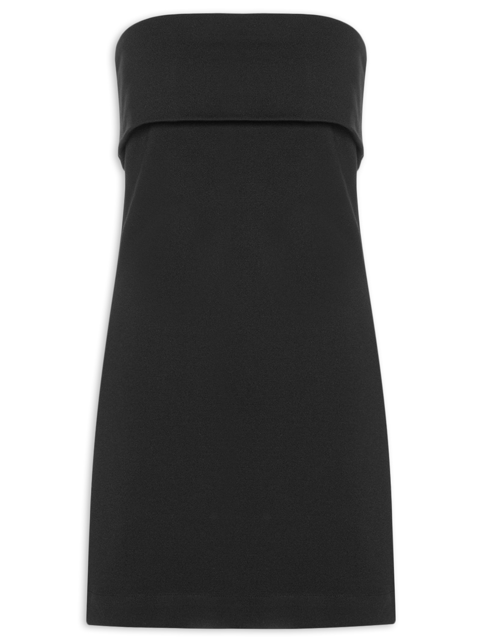 Vestido Curto Malha Alfaiataria Preto Dress To