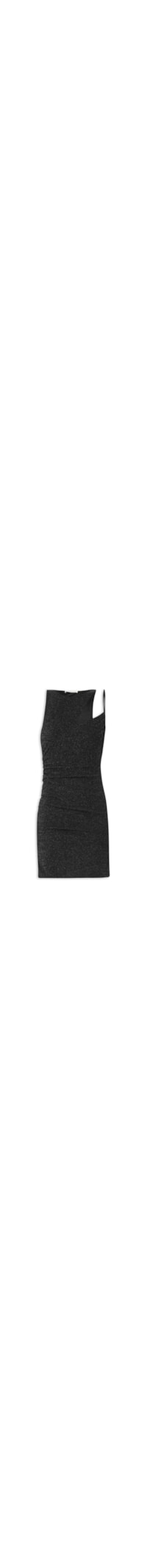 Vestido Curto Malha Shine - Preto