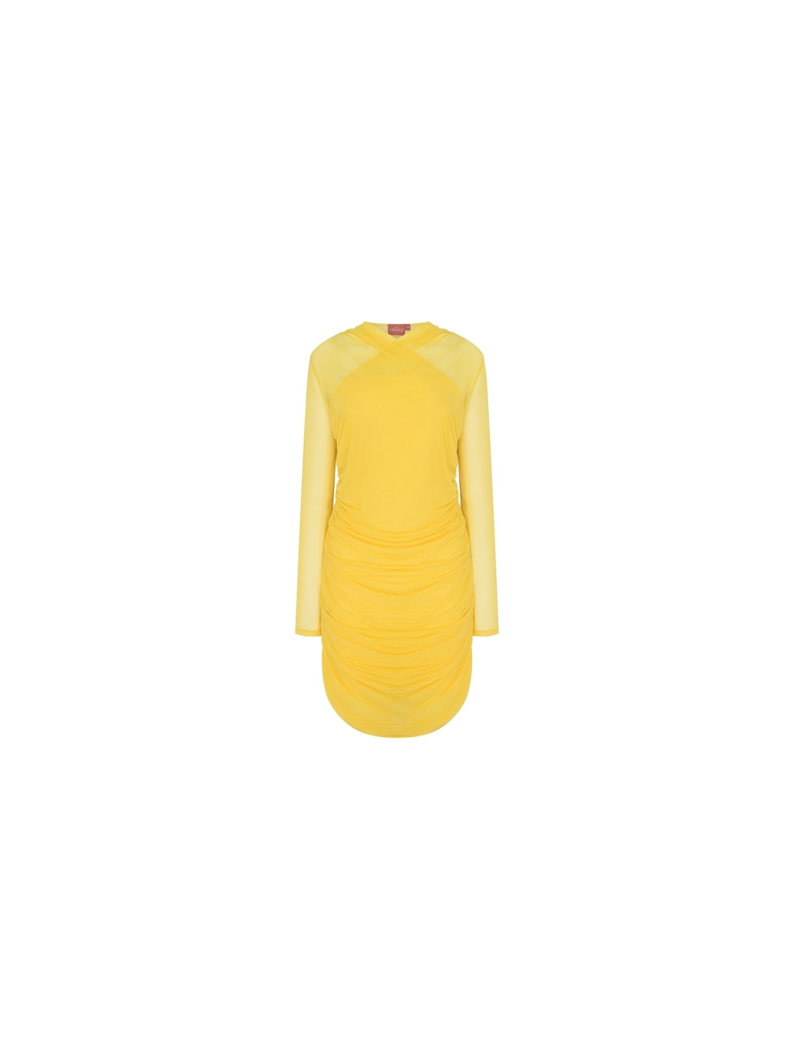 Vestido Curto Mareh Maresia Amarelo Shop Ginger