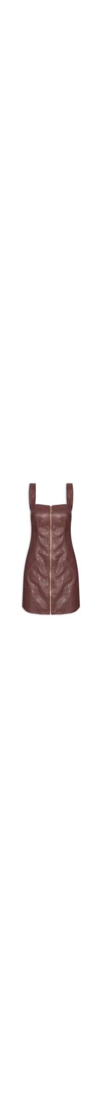 Vestido Curto - Marrom