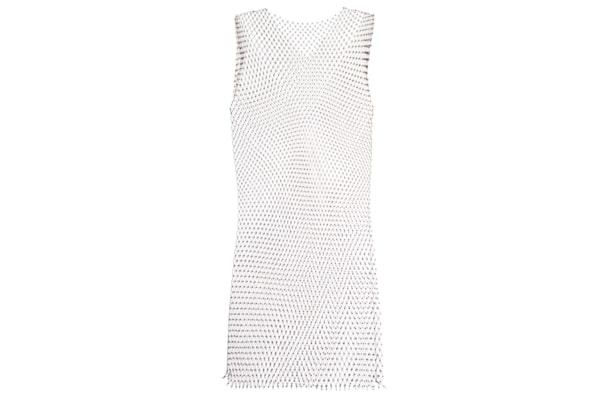 Vestido Curto Metálico - Preto