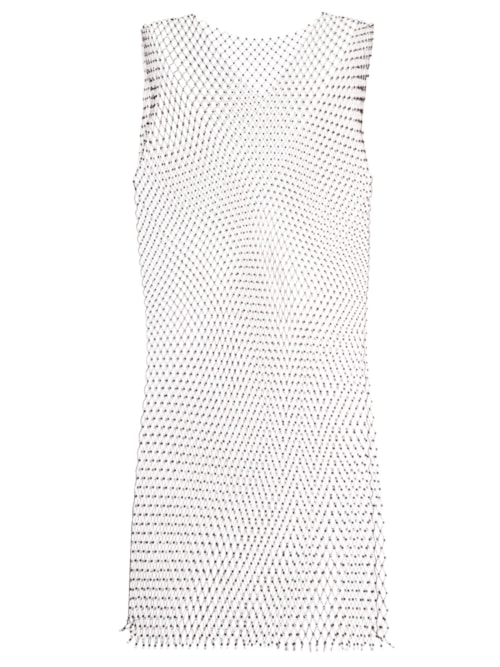 Vestido Curto Metálico – Preto