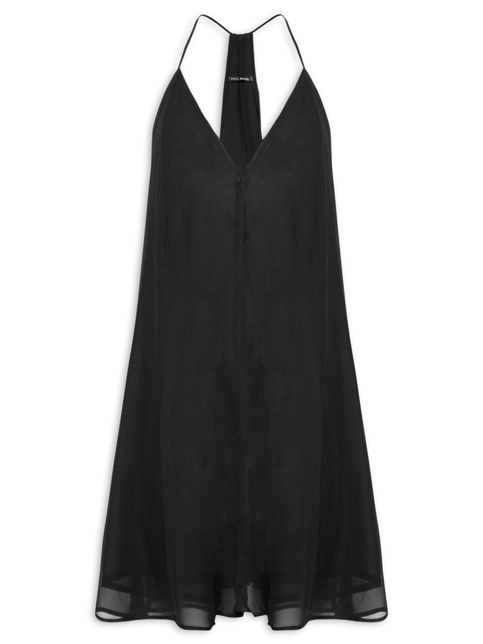 Vestido Curto Nadador Preto Animale Jeans