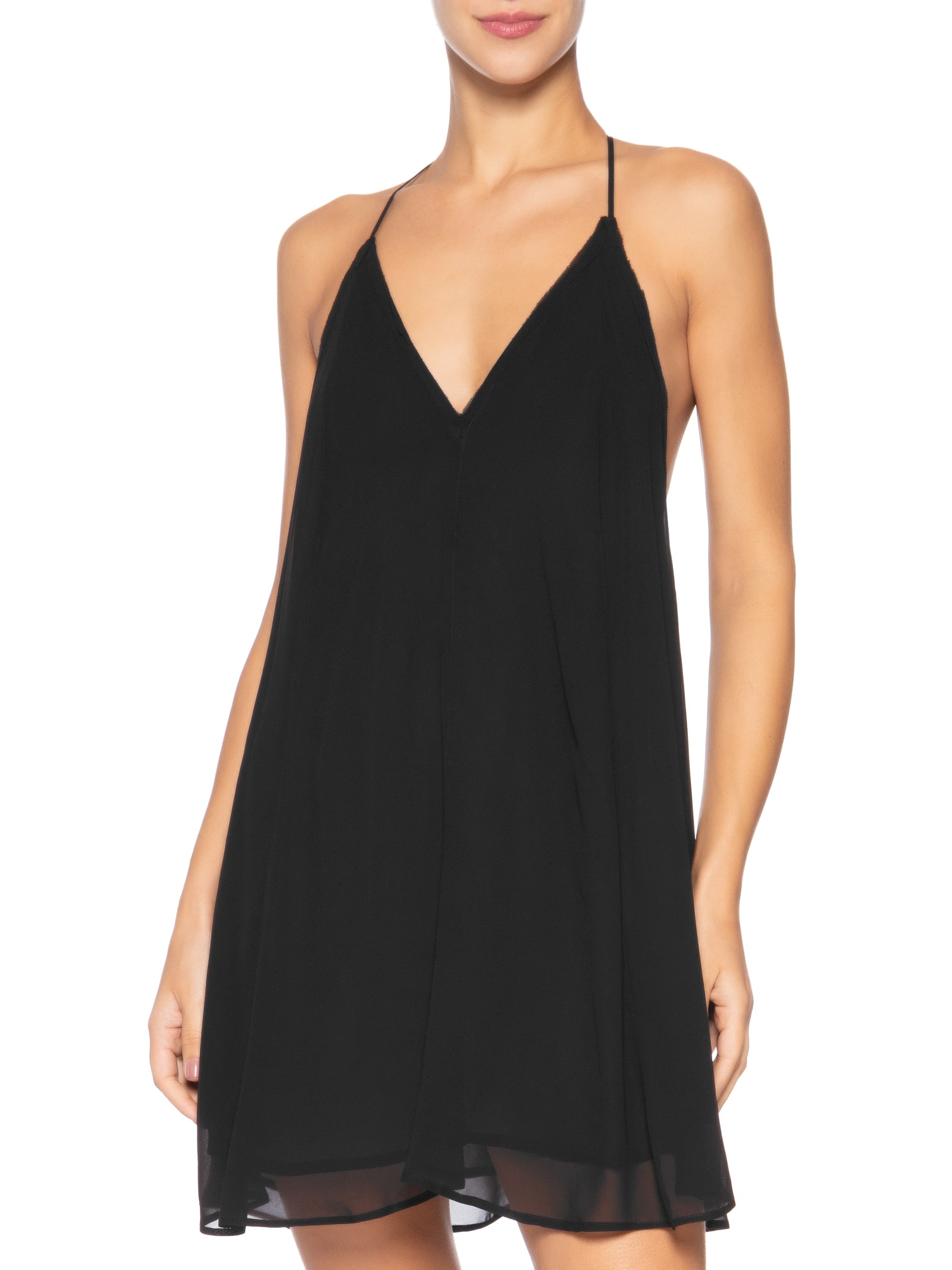 Vestido Curto Nadador Preto Animale Jeans