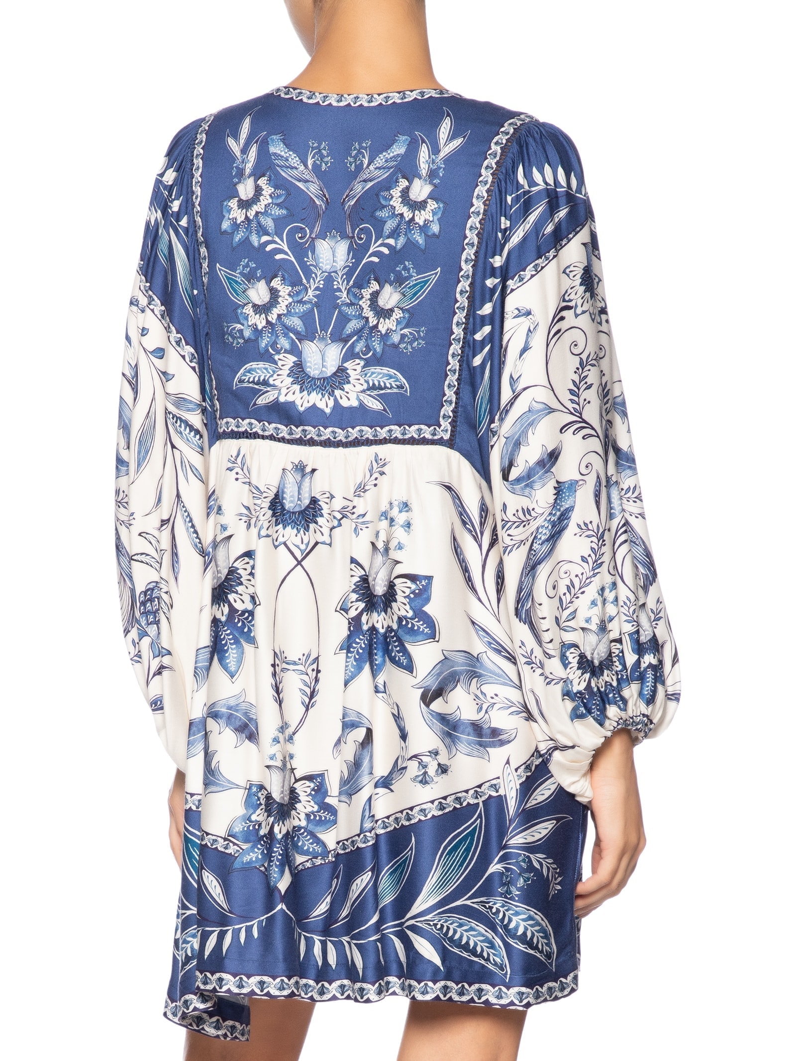 Vestido Curto Nina Azul Farm