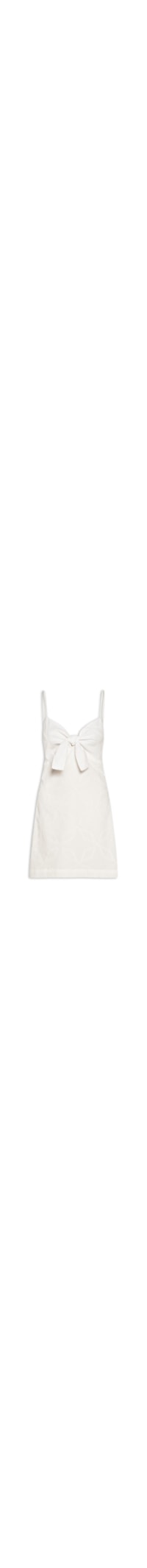 Vestido Curto Nó Busto - Branco