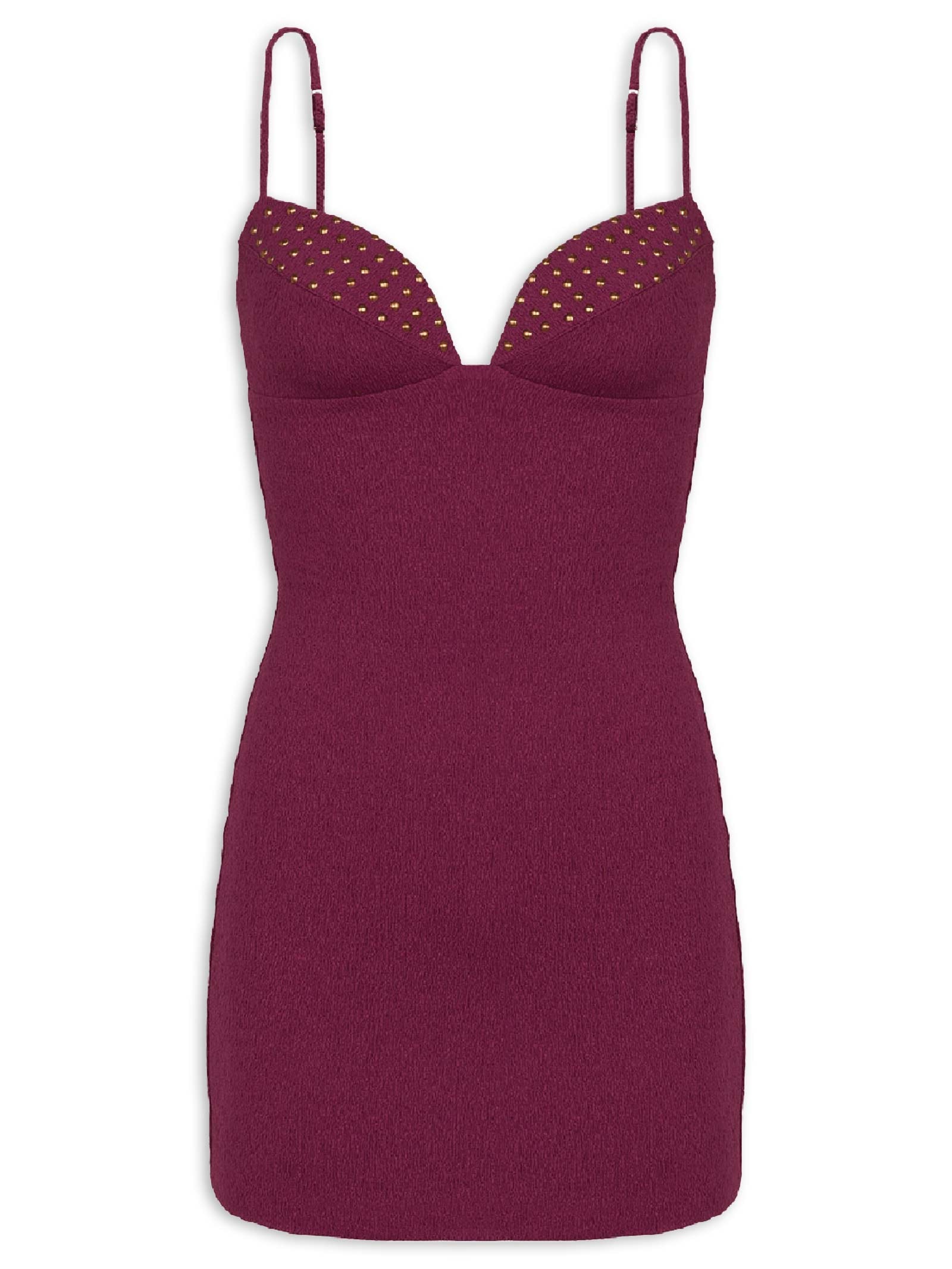 Vestido Curto Nova Det Vermelho Vix