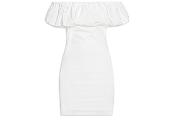 Vestido Curto Ombro A Ombro - Off White