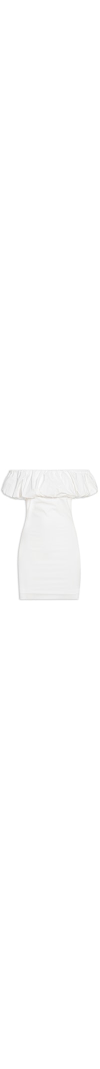 Vestido Curto Ombro A Ombro - Off White