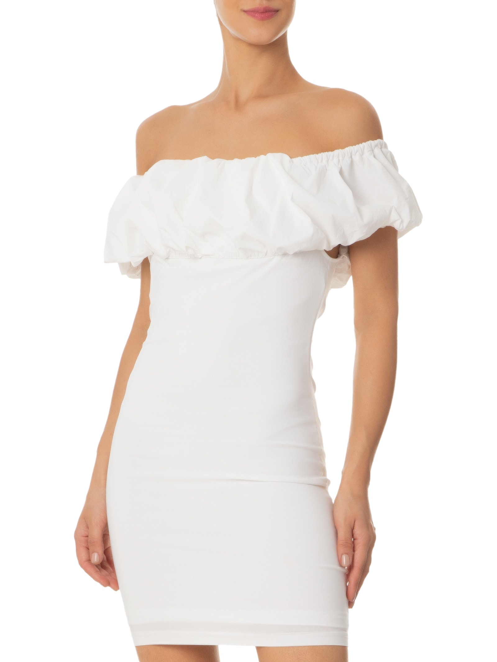 Vestido Curto Ombro A Ombro Off White Market 33