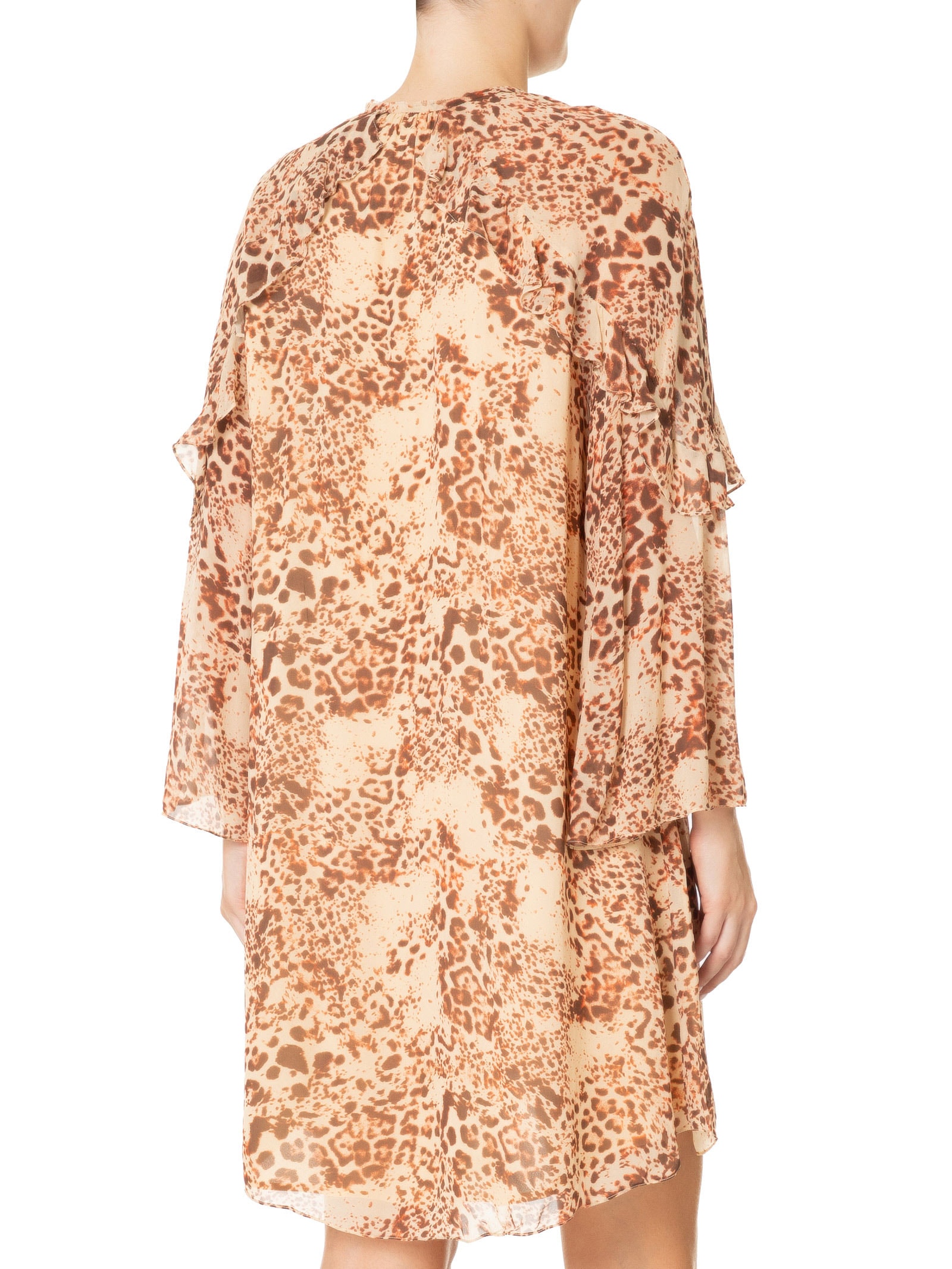 Vestido Curto Onça Parda Clash Animal Print Animale