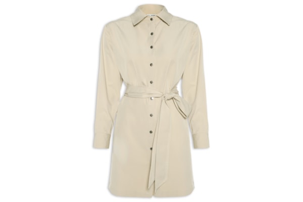 Vestido Curto Pence - Cinza