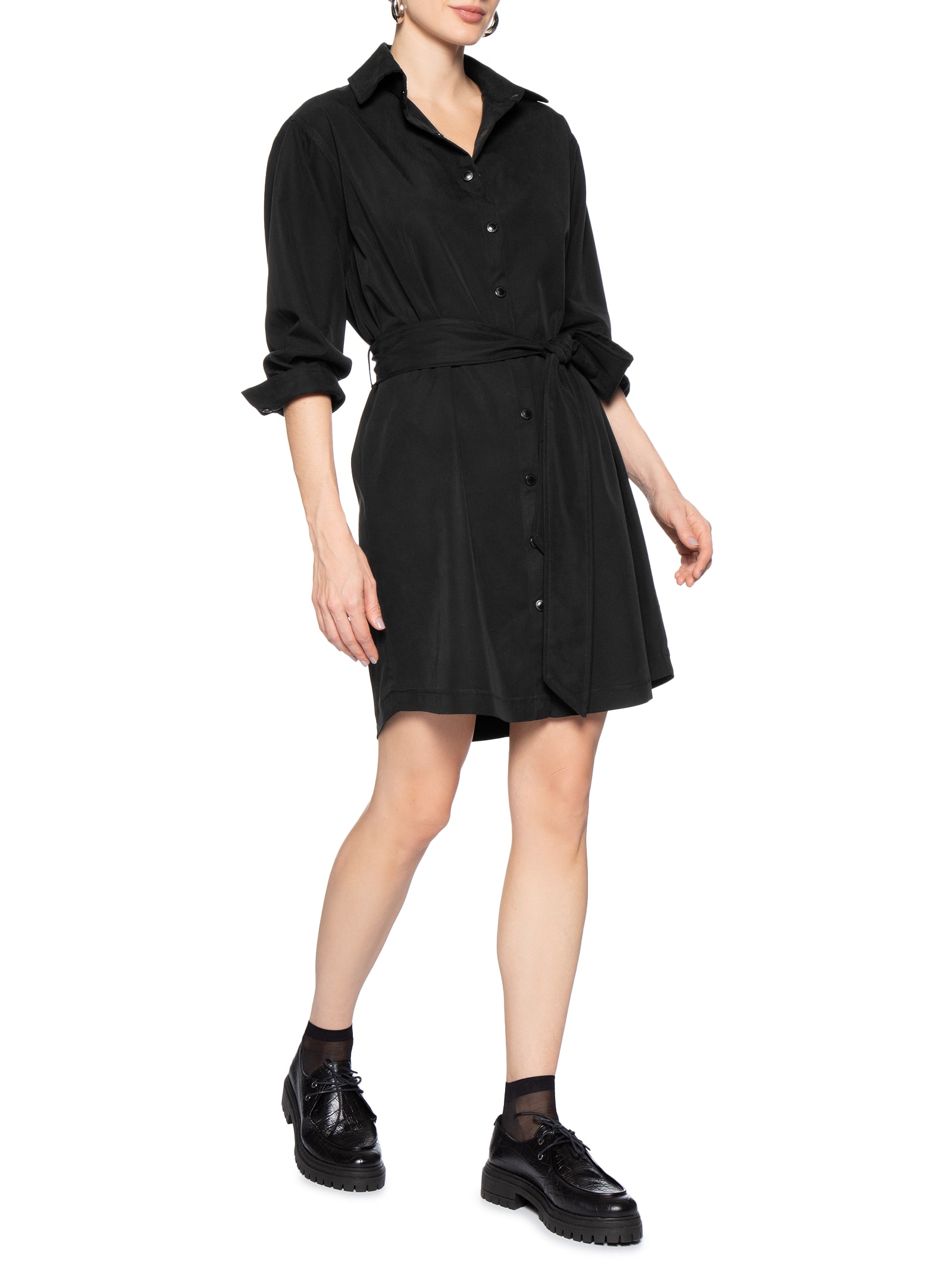 Vestido Curto Pence Preto Animale Jeans