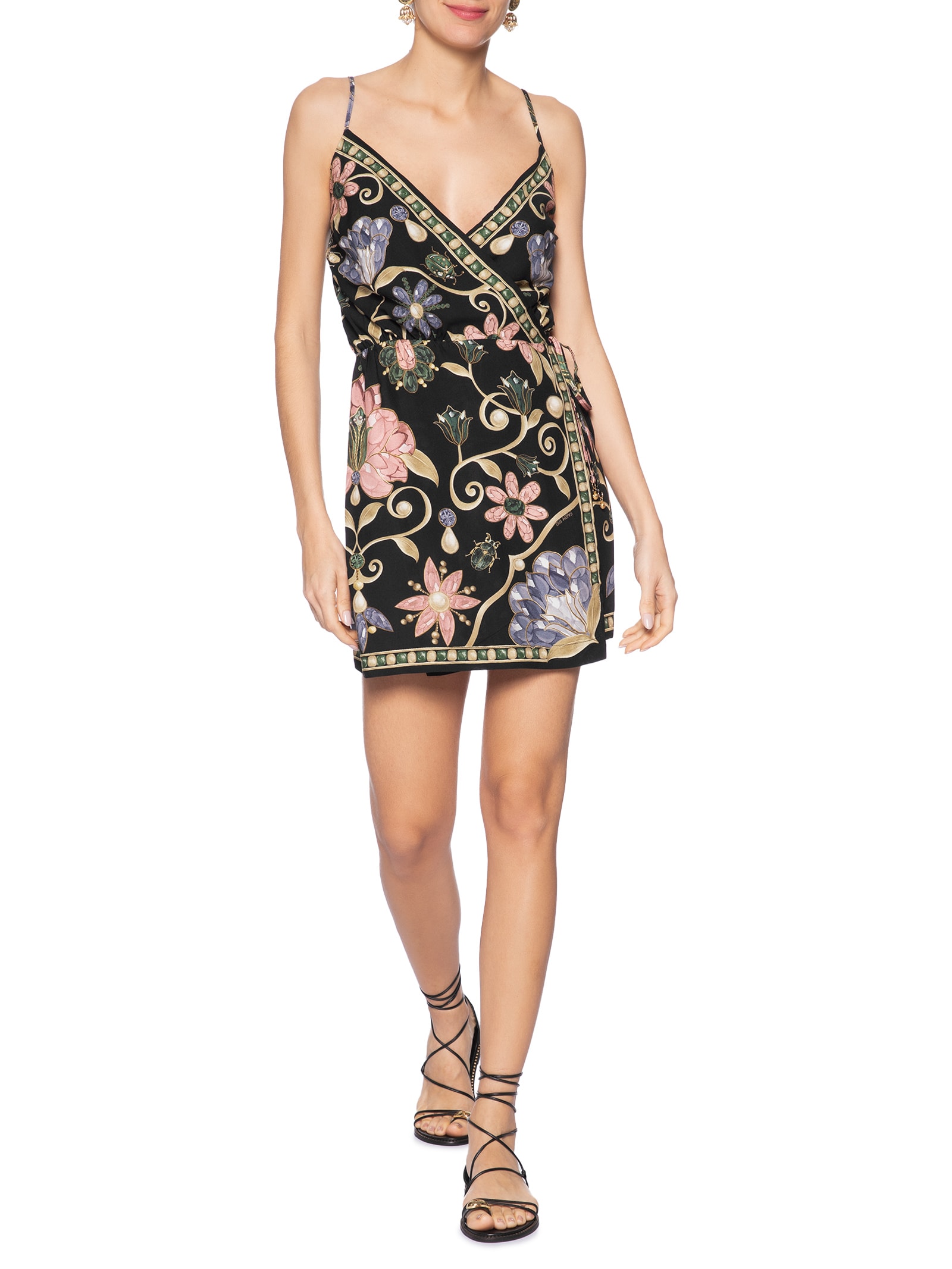 Vestido Curto Petra Preto Farm