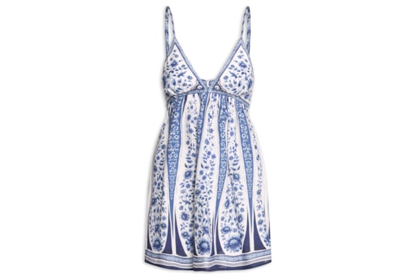 Vestido Curto Porcelana - Branco