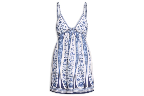 Vestido Curto Porcelana - Branco