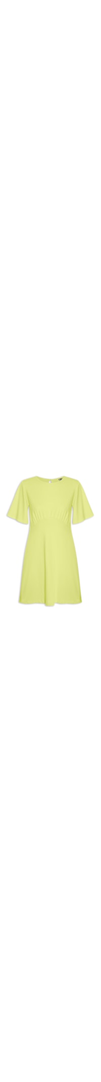 Vestido Curto Pregas - Verde