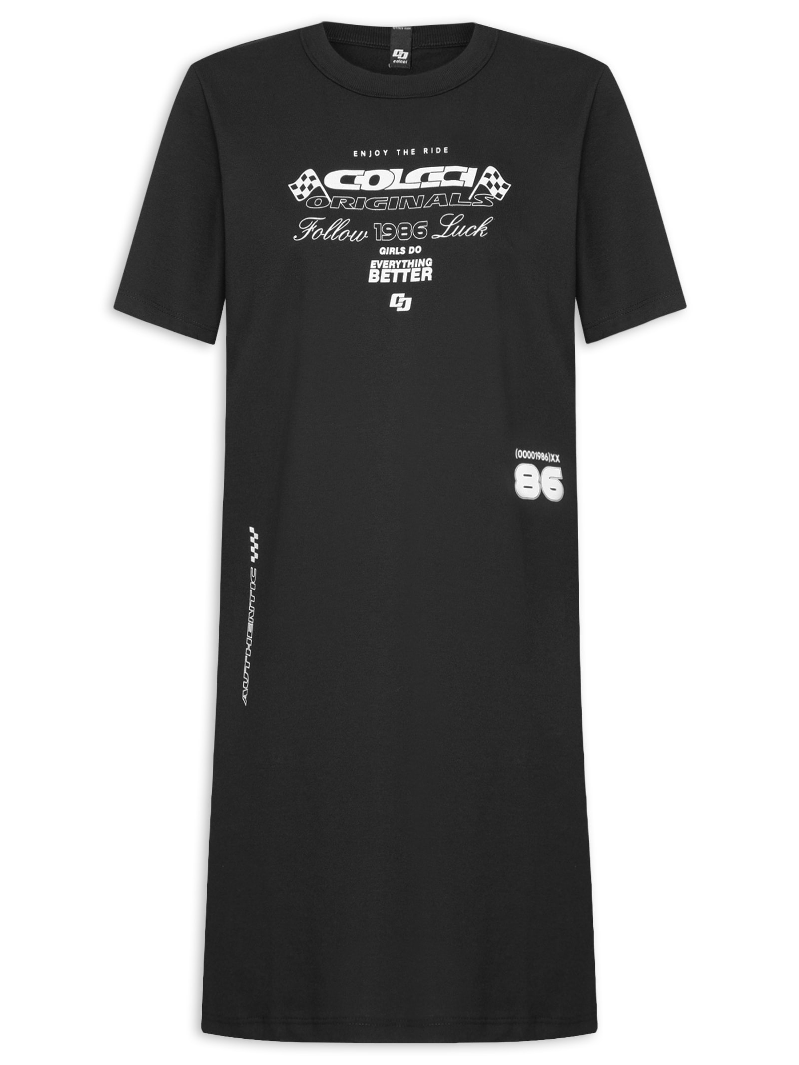 Vestido Curto Preto Colcci