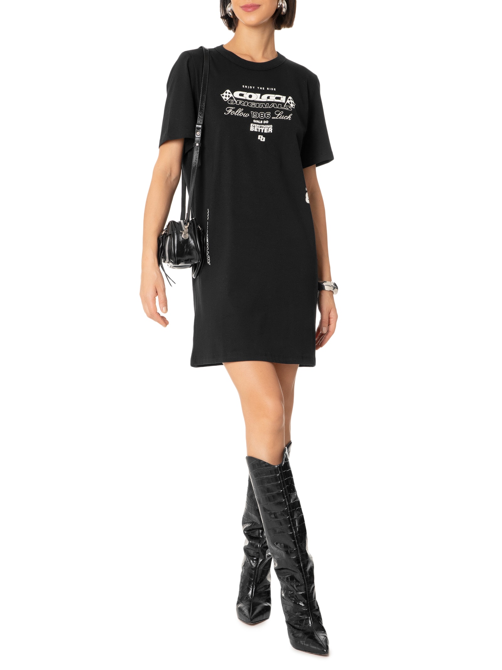 Vestido Curto Preto Colcci