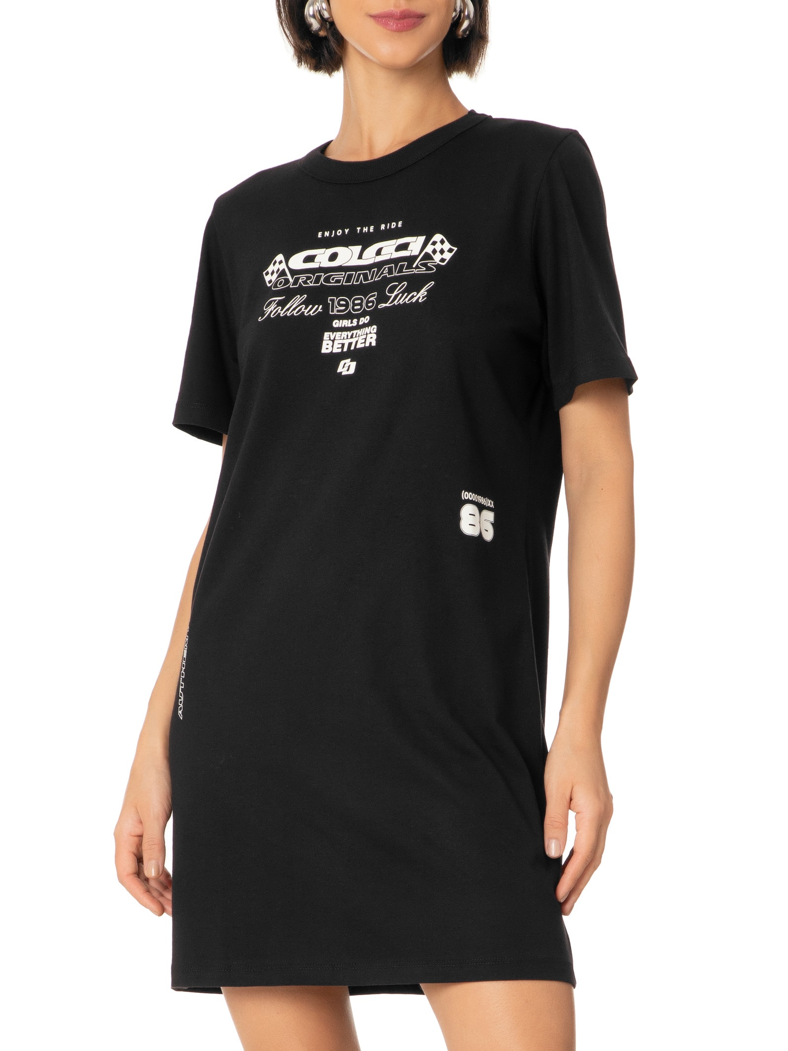 Vestido Curto Preto Colcci