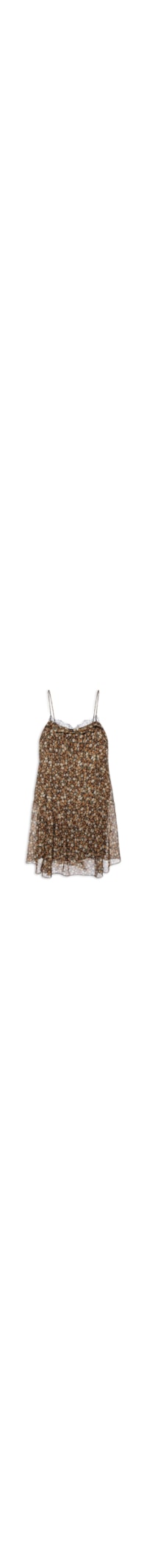 Vestido Curto Renda Liberty Seeds - Marrom