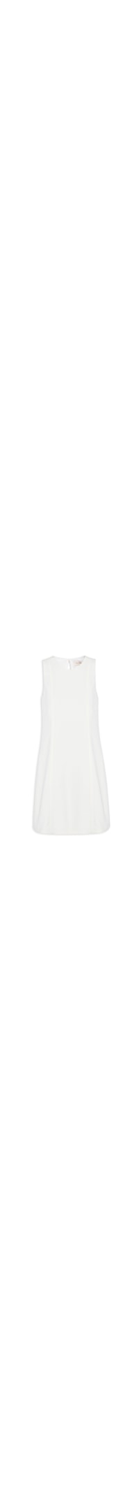 Vestido Curto Reto Recortes - Off White